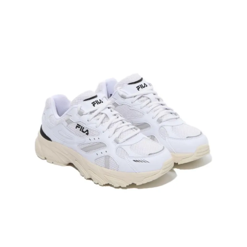 FILA Ray Cushioning Wear Resistant Low Top Casual Shoes Unisex White Korean Style-1