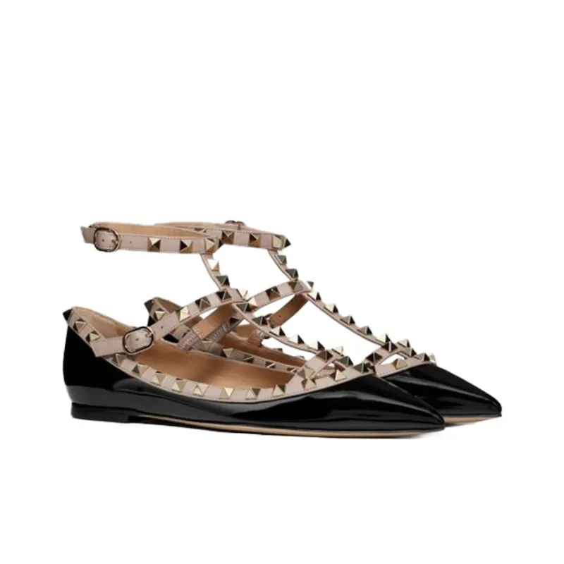 Valentino Casual Single Shoes Women's Black-2