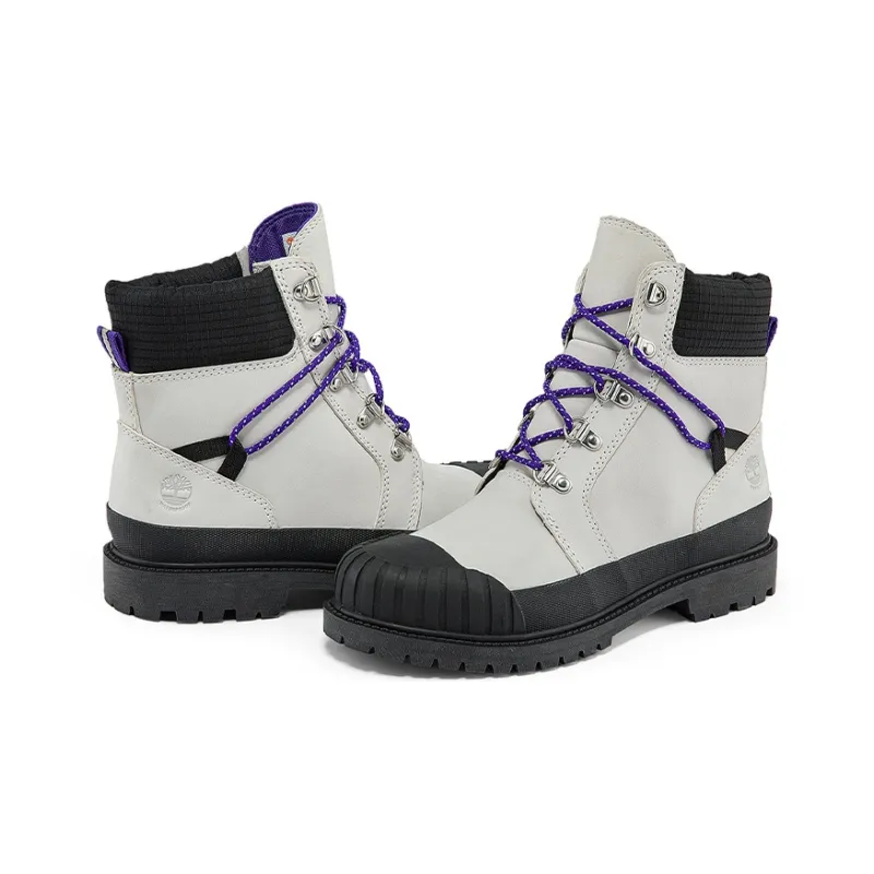 Timberland Heritage Rubber Toe 6 Inch Hiking Boot 'White' Women's-4