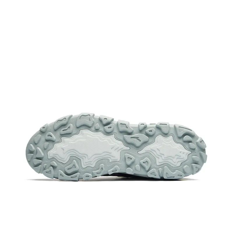 Anta Callus Removal Pro Cushioning, Slip Resistant, And Abrasion Resistant Low Top Chunky Sneakers Men's White Gray-4