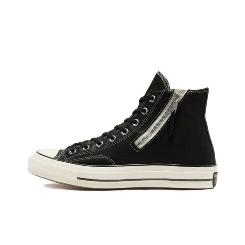 Converse Chuck 70 Side Zip High 'Black Egret'-0