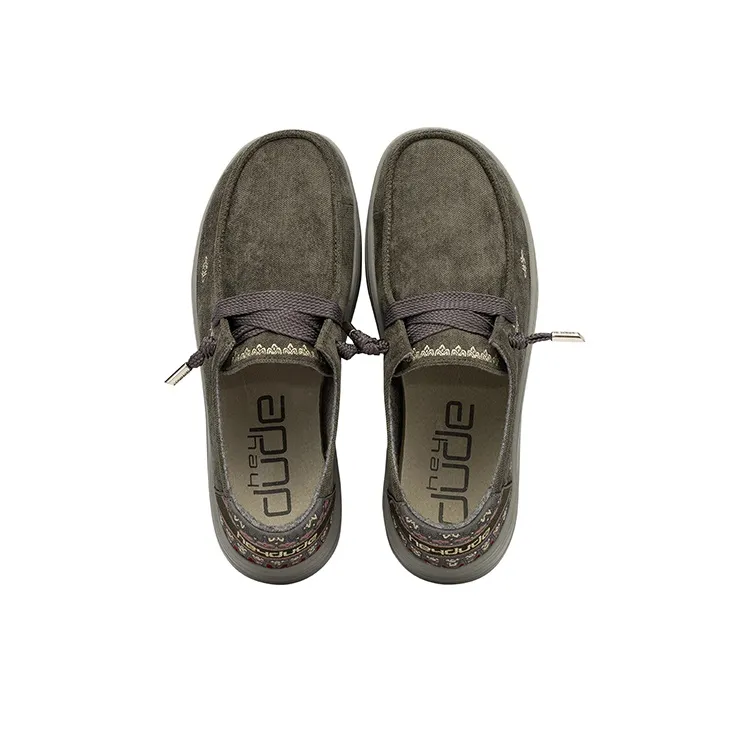 Heydude Casual Shoes Women's Dull Cyan-3