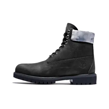 Timberland Premium 6 Inch Black Sliver Boots