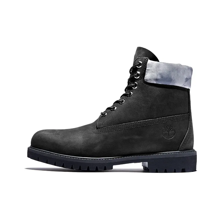 Timberland Premium 6-Inch Black Sliver Boots-0