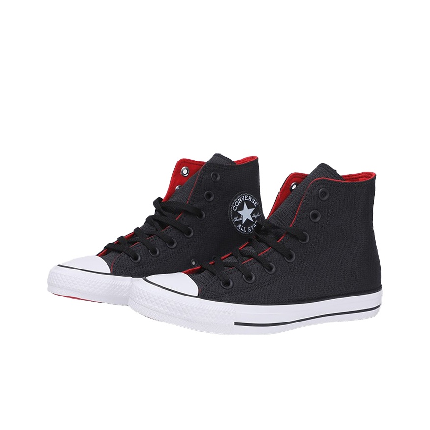 Converse Chuck Taylor All Star Hi Nylon Black POIZON