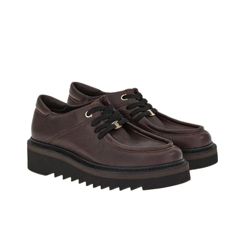 FERRAGAMO Flat Shoes Women's Brown-1