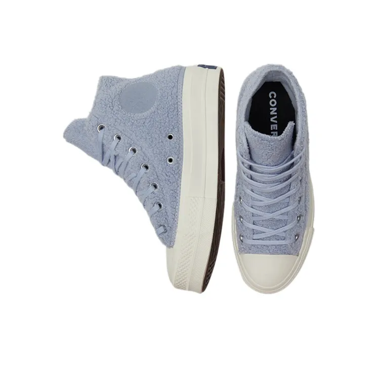 Converse Women's Chuck Taylor All Star Platform High 'Cozy Sherpa Ghost' Women's-3