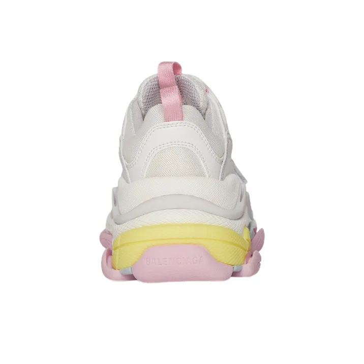 Balenciaga Triple S White Yellow Women's-4