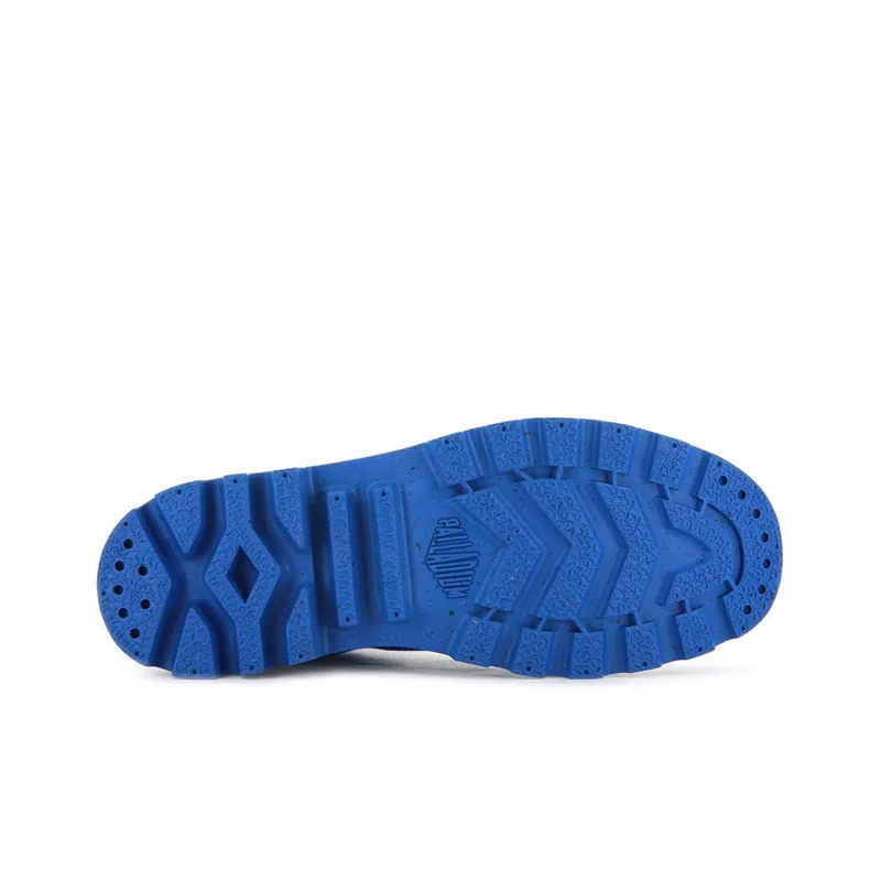 Palladium Pampa Hi Re-Craft Anti-Slip And Wear-Resistant Breathable High-Top Canvas Shoes Unisex Blue-4