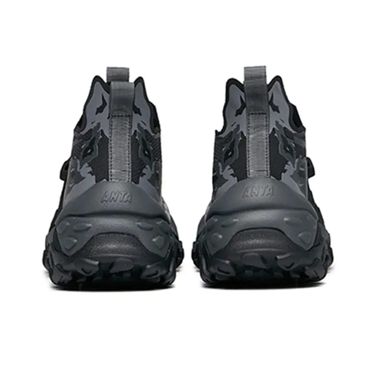 Anta Callus Removal Pro Low-Top Chunky Sneakers Men's Black Gray Camouflage-4