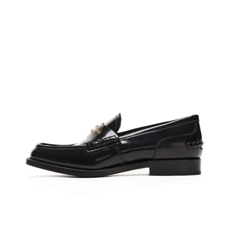 alexander wang Embossed-logo Loafers-0