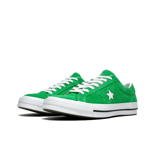 One Star Converse Ox 'Green Suede'-2