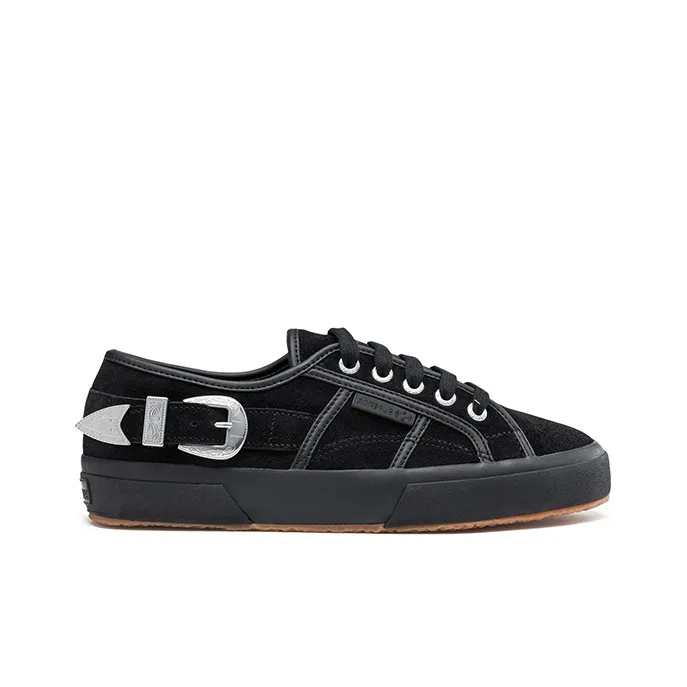SUPERGA Anti Slip Wear Resistant Low Top Canvas Shoes Women's Black-1