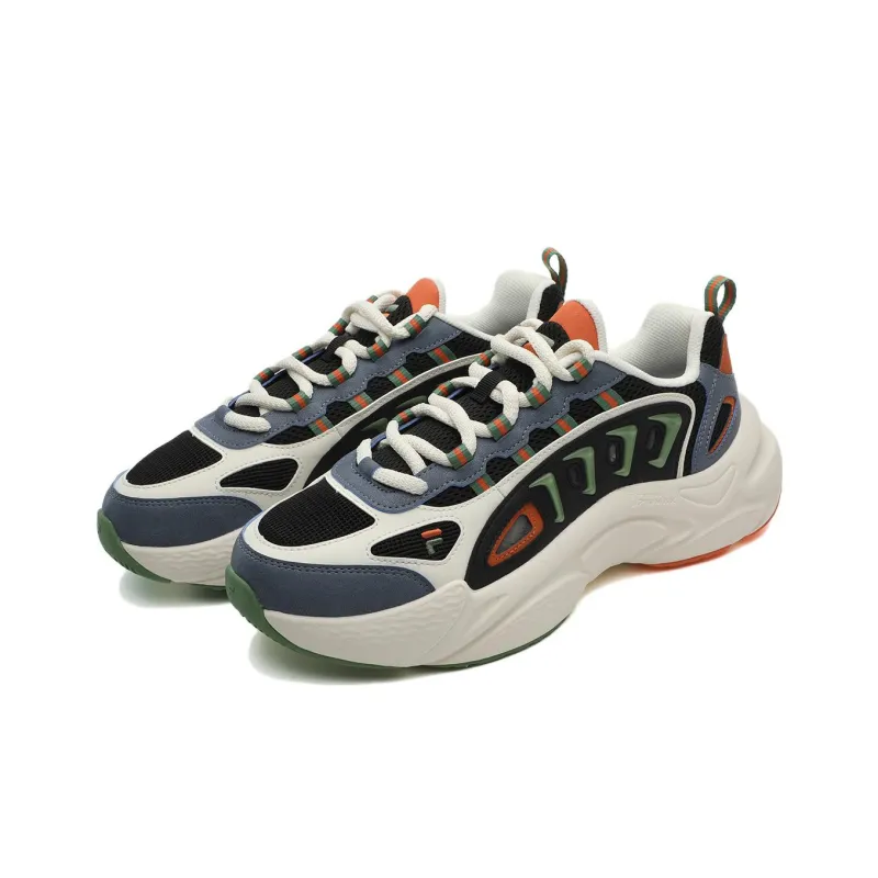 FILA FUSION Fashion Daddy Shoes 'Black Grey'-4