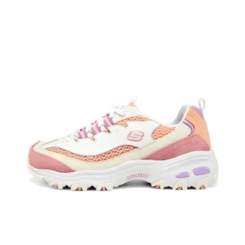 Skechers D'LITES 1.0 'Cream Pink Coral' Women's