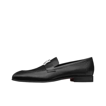 HERMES Paris Casual Single Shoes Women's Black