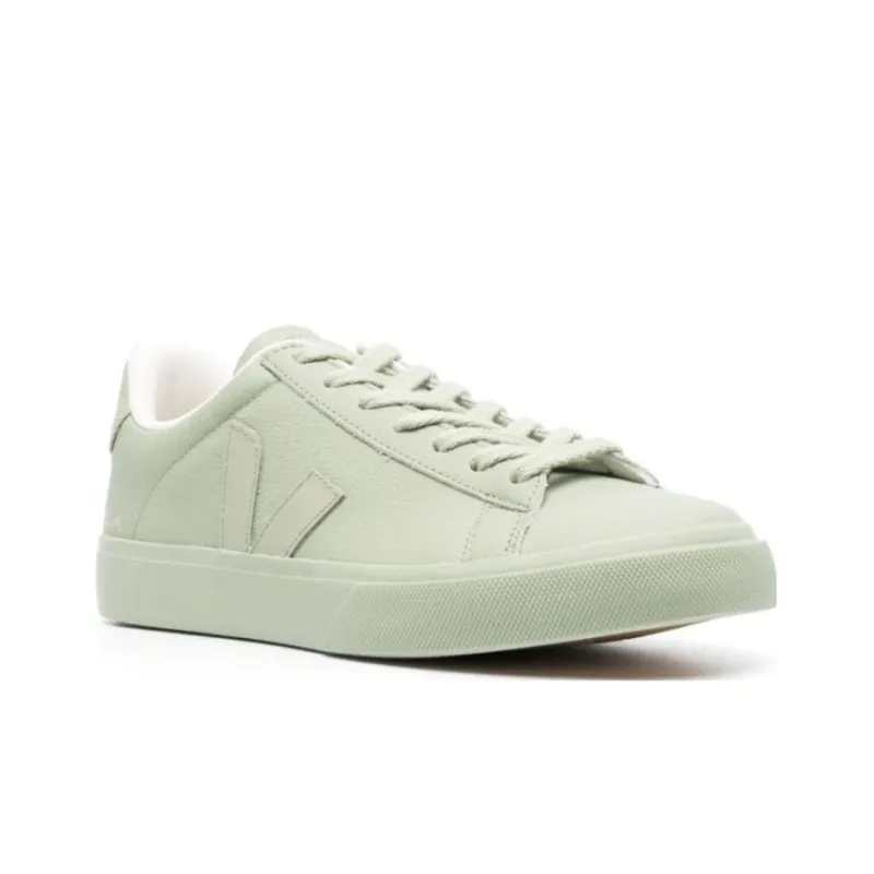 VEJA Campo Slip Resistant Low Top Skateboard Shoes Men's Light Green-1