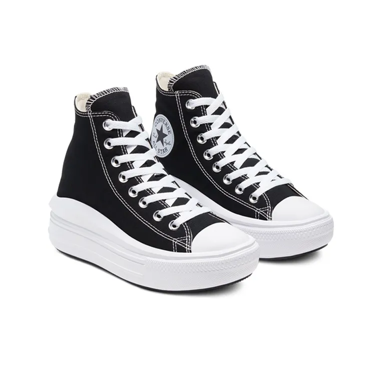 Converse Chuck Taylor All Star Move Hi Black Women's-2
