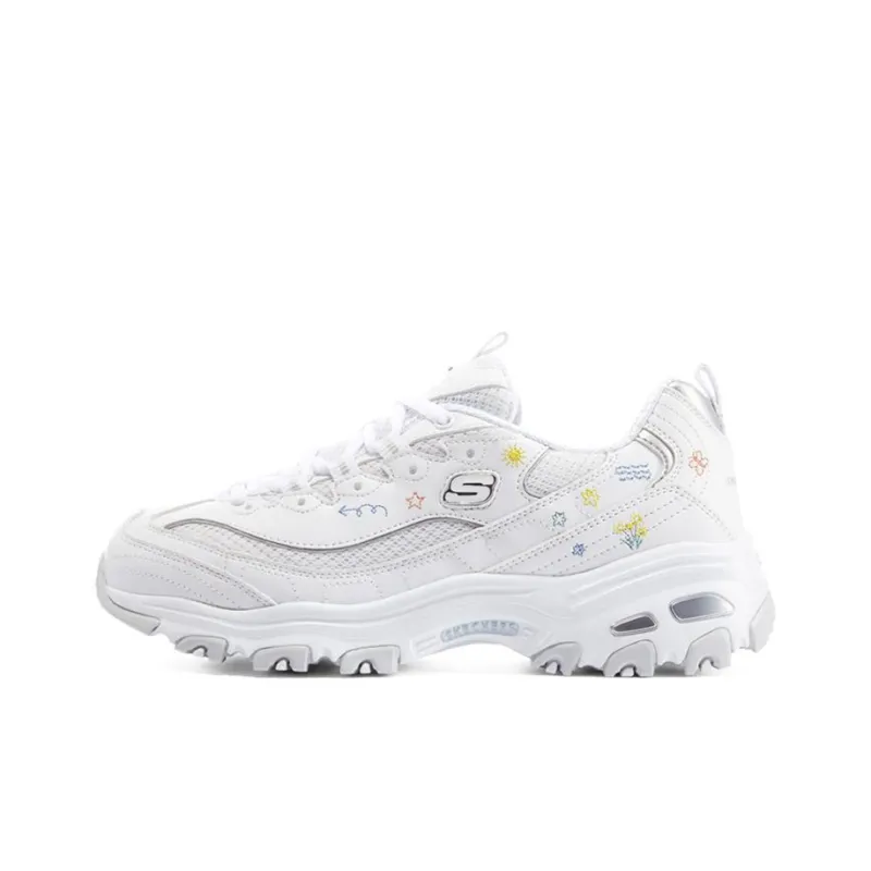 Skechers D'Lites 1.0 'White' Women's-0