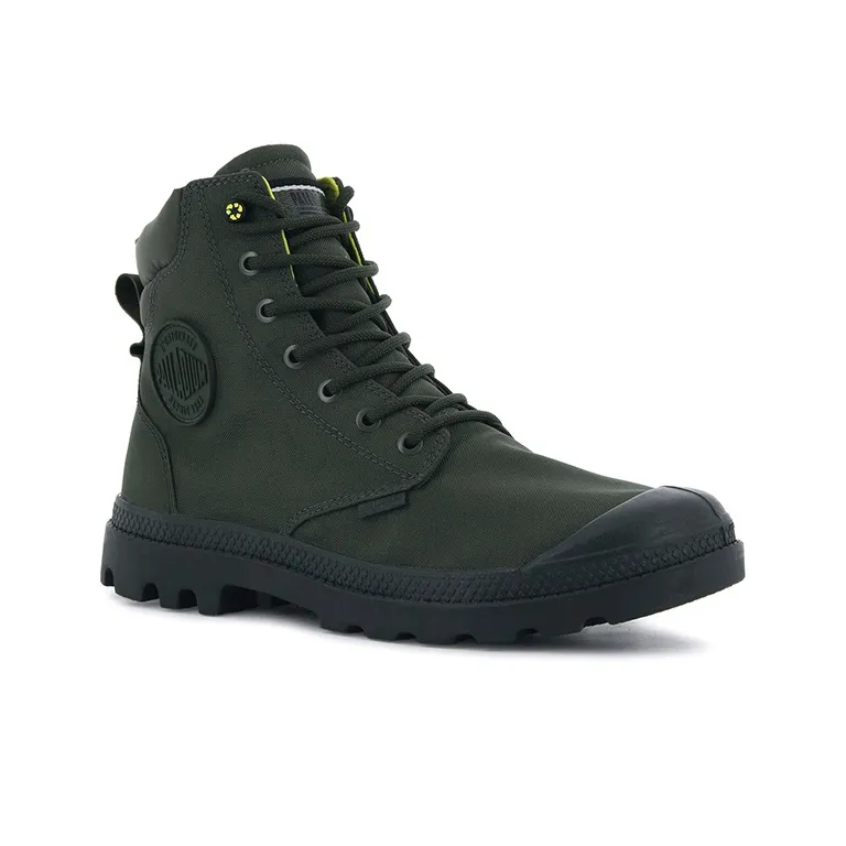 Palladium Pampa Sc Recycle WP+N Anti-Slip And Wear-Resistant Water-Resistant High-Top Canvas Shoes Unisex-2