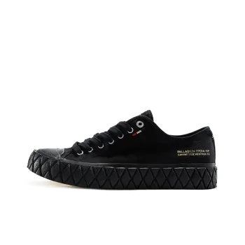 Palladium Palla Ace CVS Anti Slip And Wear Resistant Breathable Low Top Canvas Shoes Unisex Black
