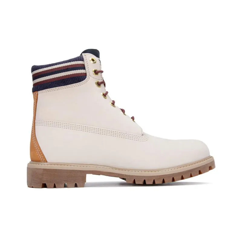 Timberland 6 Inch Waterproof Boot 'White Orange'-1