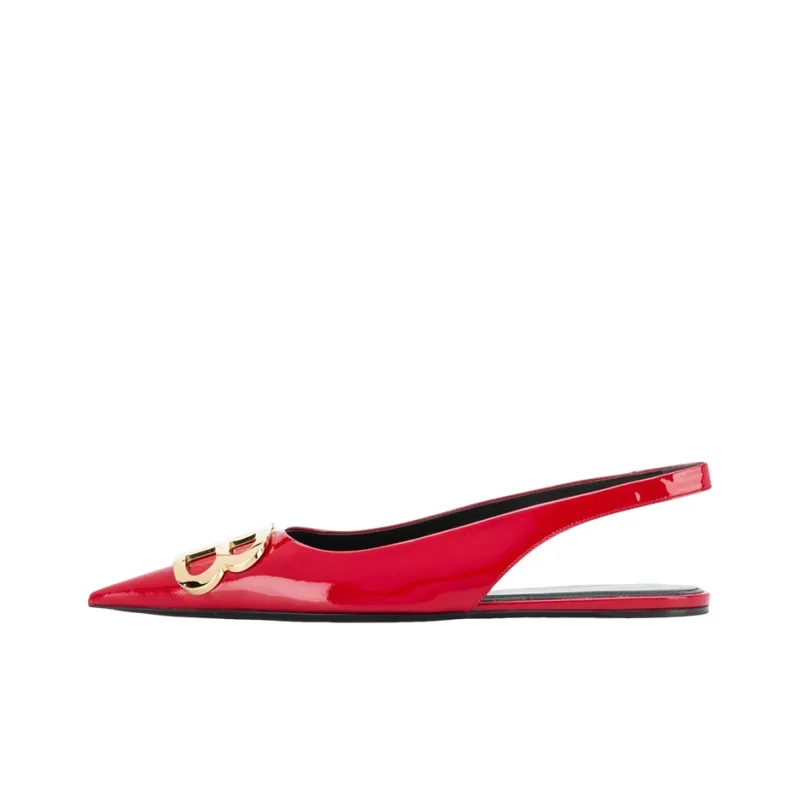 Balenciaga BB Casual Single Shoes Women's Red-0