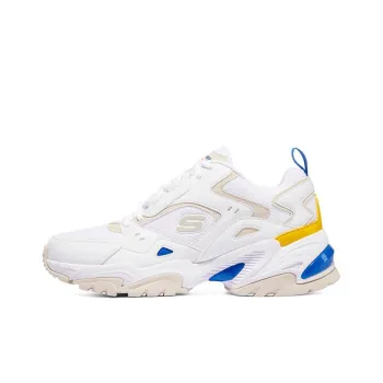 Skechers Stamina V2 Chunky Sneakers Men Low Top White/Blue