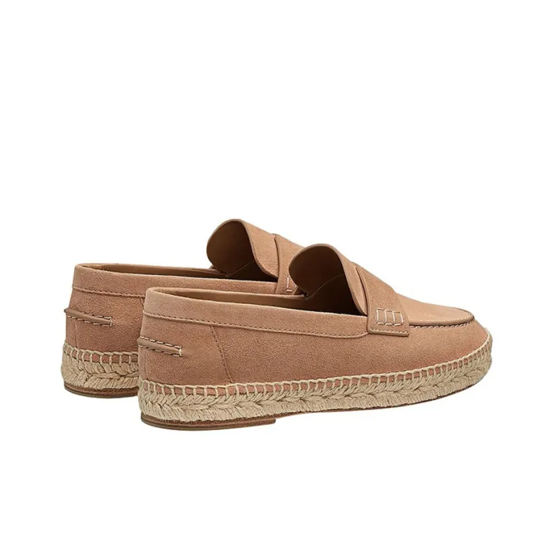HERMES Trip Espadrilles Women's Brown-3