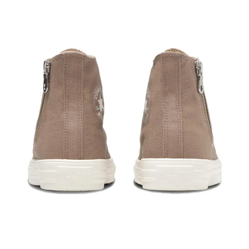 Converse Chuck Taylor All Star Anti-Slip And Wear-Resistant Breathable High-Top Canvas Shoes Unisex Taupe Japan Version-4