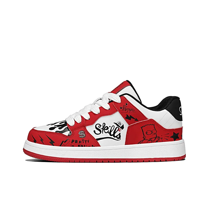 The Simpsons Low Top Skateboard Shoes Unisex-53