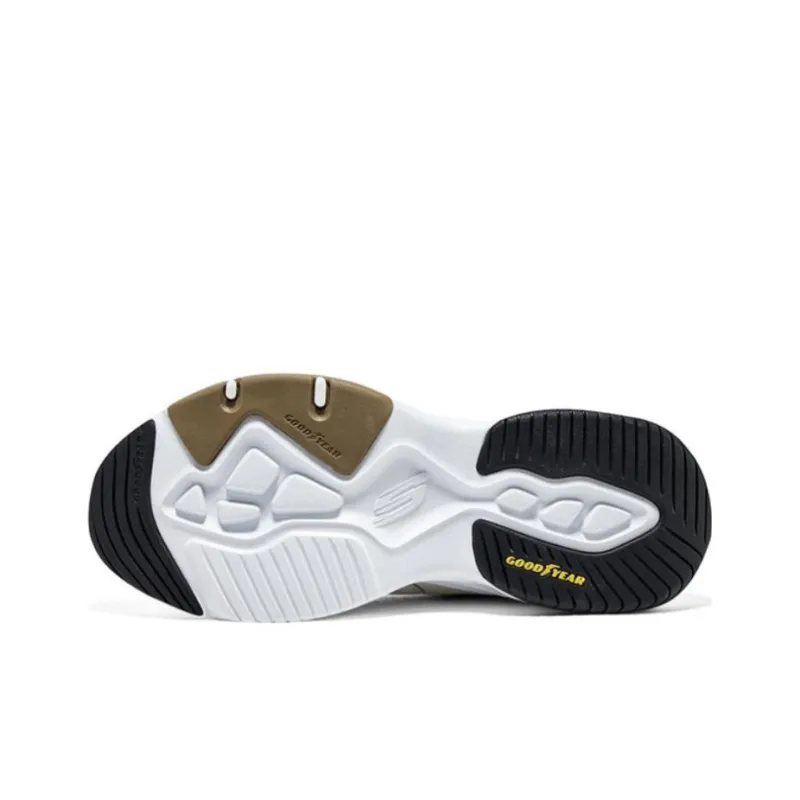 Skechers D'LITES 4.0 'White Brown Blue'-4
