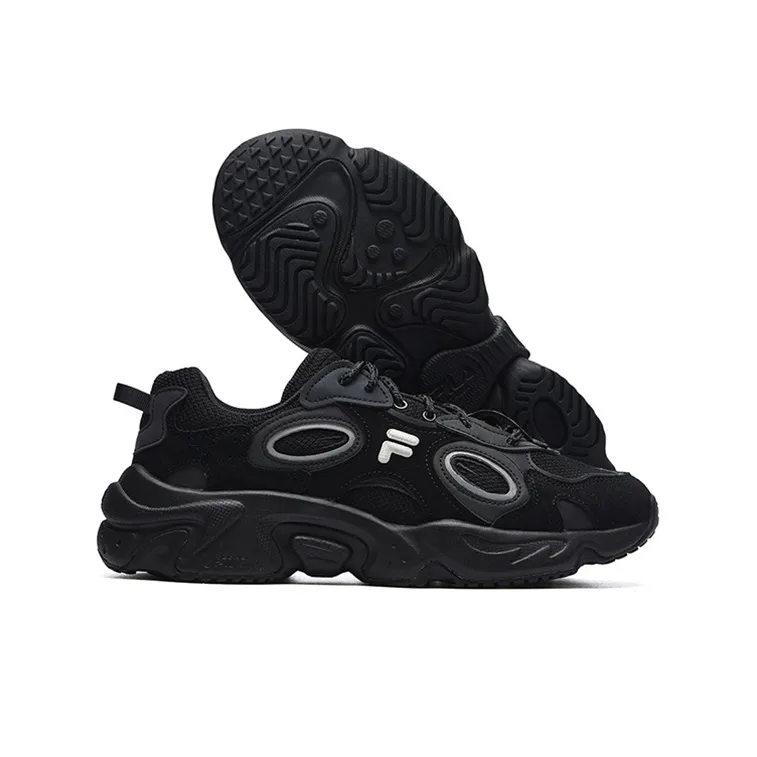 FILA FUSION Raccoon Sneakers 'Black' Women's-4