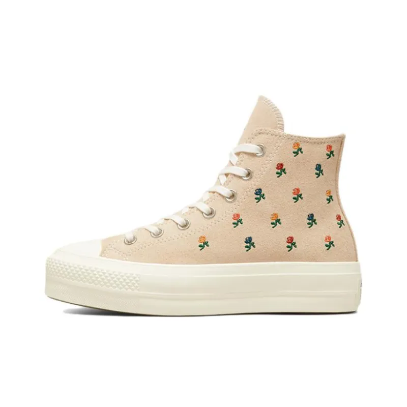Converse Women's Chuck Taylor All Star Lift Platform High 'Embroidered Roses' Women's-0