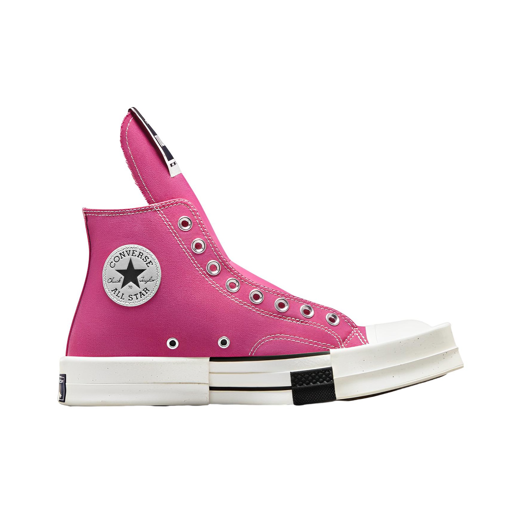 Converse TURBODRK Laceless Chuck Taylor All Star 70 Hi Rick Owens DRKSHDW Cactus Flower Pink POIZON