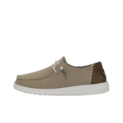 Heydude Women's Casual Shoes Women's Low-Top Dark Khaki