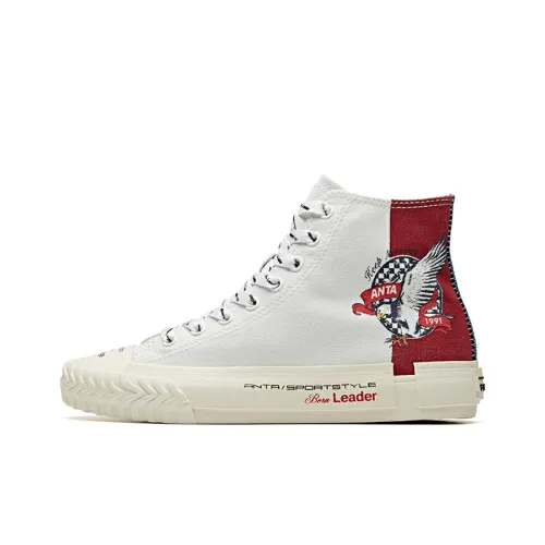 Anta Lightweight Anti-Slip And Wear-Resistant High-Top Canvas Shoes Women's