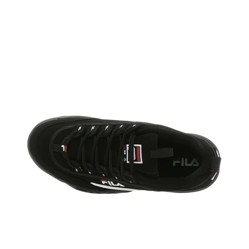 FILA Disruptor 2 Low Top Daddy Shoes Black/White-3