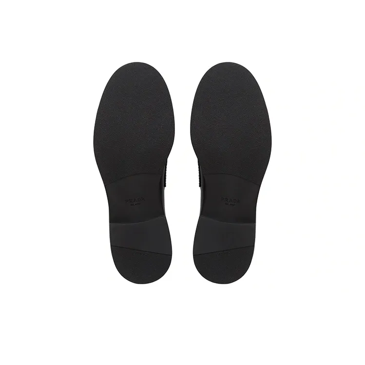 PRADA 35mm Loafer Black Brushed Leather-8