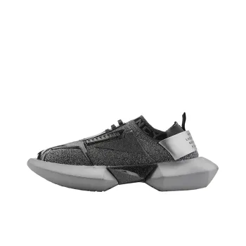 NORVINCY Chunky Sneakers Unisex Low Top Black Gray