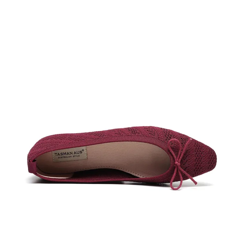 TASMAN AUS Square Toe Low Vamp Casual Shoes Women's-3