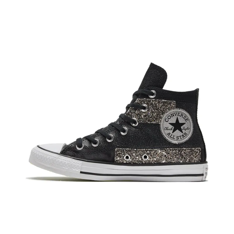 Converse Women's Chuck Taylor All Star High 'Black Glitter' Women's-1