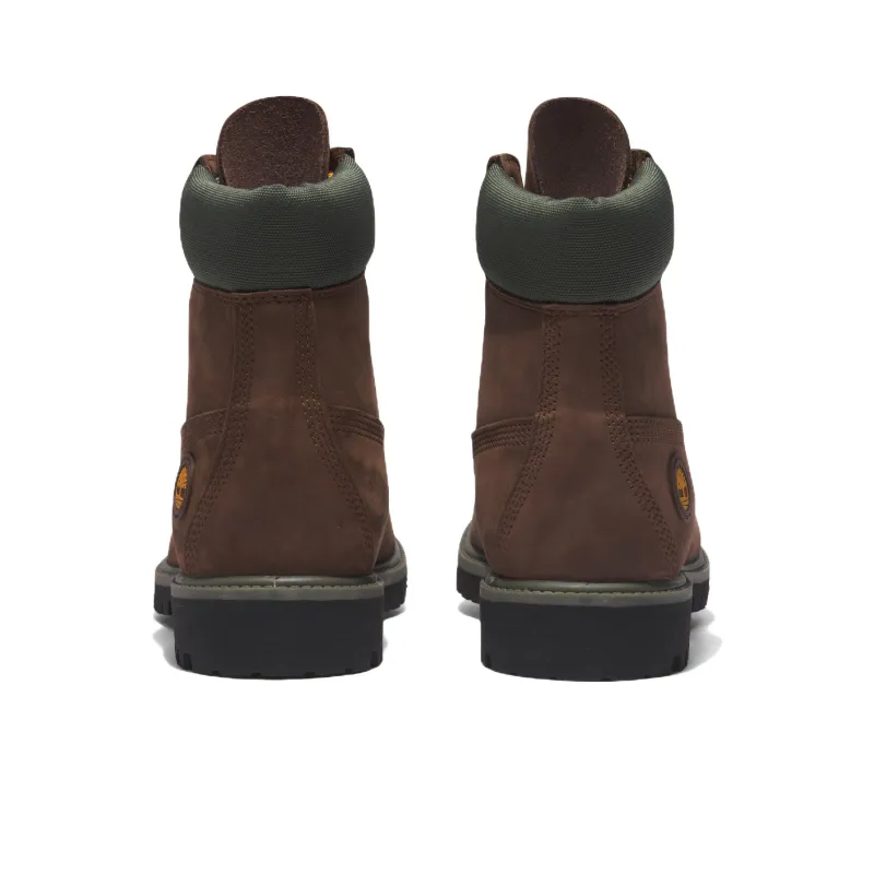 Timberland Premium 6 Inch Waterproof Boots 'Brown Orange'-5