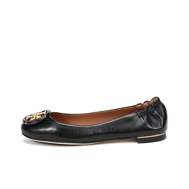 TORY BURCH Minnie Flat Shoes Women's Black-0