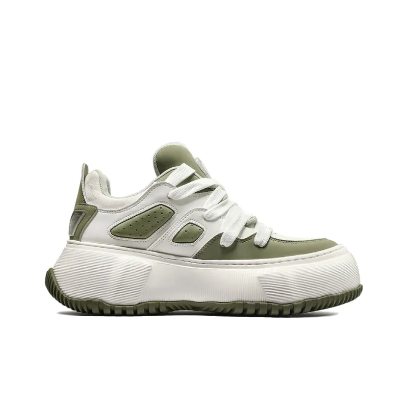 OGR Pump Futro Mixr Low Top Chunky Sneakers Unisex Longjing Green Tea-1