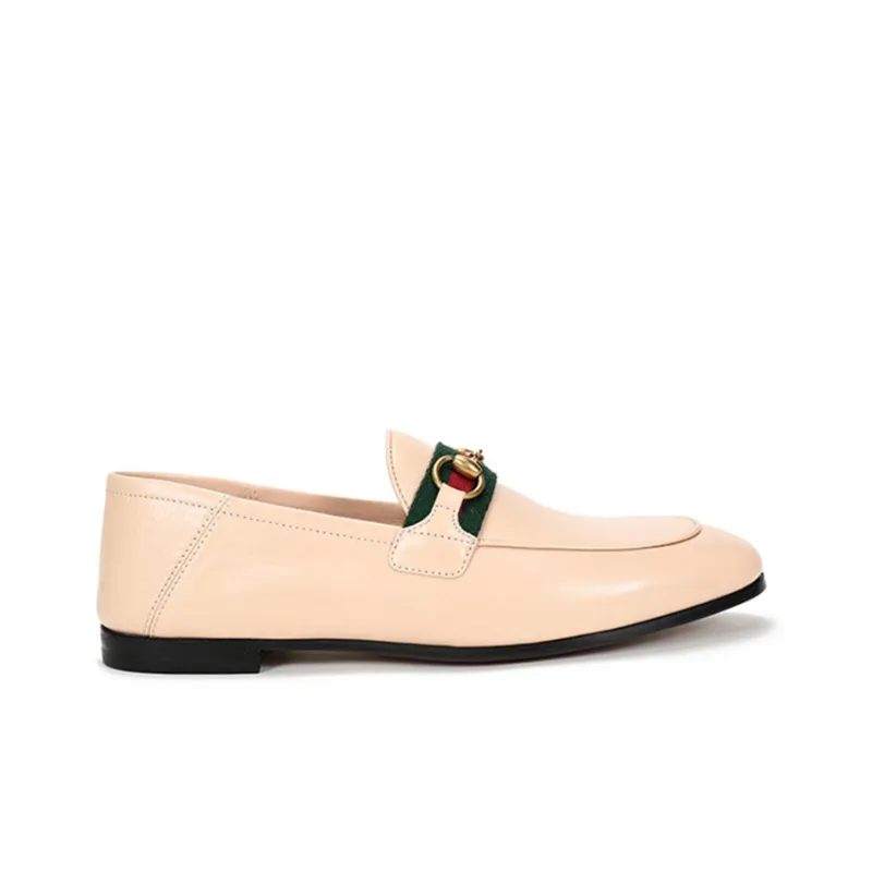 GUCCI Web Detail Loafers-1