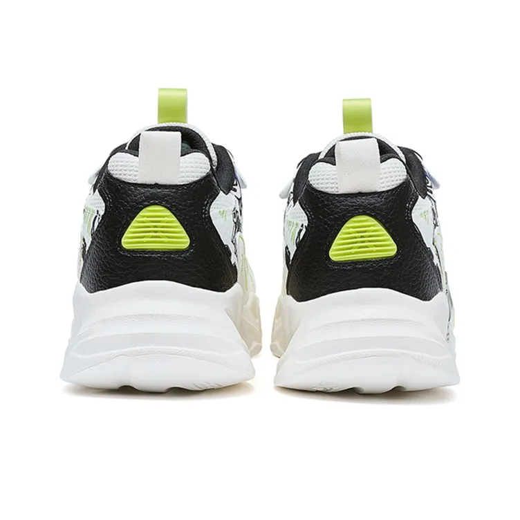 XTEP Lightning Chunky Sneakers Men Low Top Canvas White/Black-2