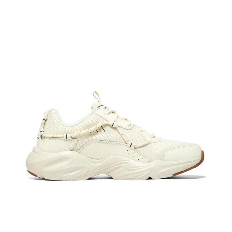 Skechers Stamina Airy D'Lites Cushioning Anti Slip And Wear Resistant Low Top Chunky Sneakers Men's Ivory-1