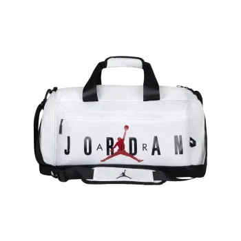 Jordan Polyester Travel Bags Gym Bags Large Size Unisex White