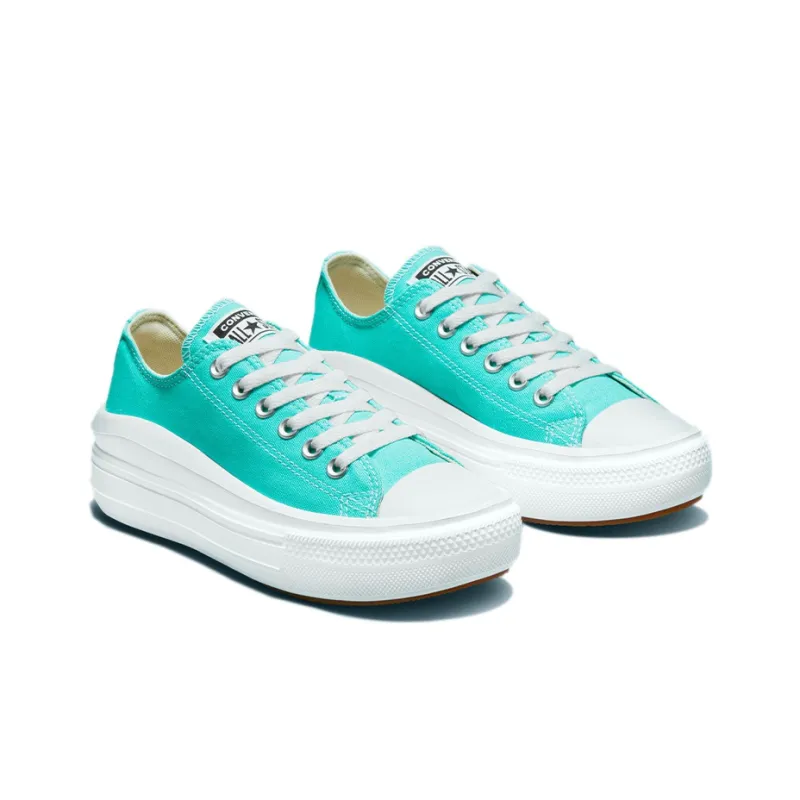 Converse Women's Chuck Taylor All Star Move Low 'Electric Aqua' Women's-2